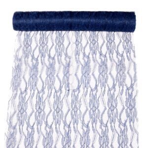 Csipke anyag [29cm x 5m] sötét navy kék