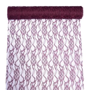Csipke anyag [29cm x 5m] burgundi