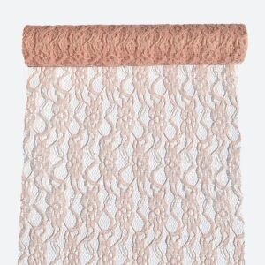 Csipke anyag [29cm x 5m] púder bézs