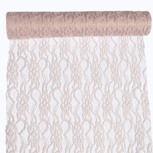 Csipke anyag [29cm x 5m] antik taupe