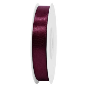 Sima szatén szalag egyszínű [13 mm x 22,86 méter] burgundi