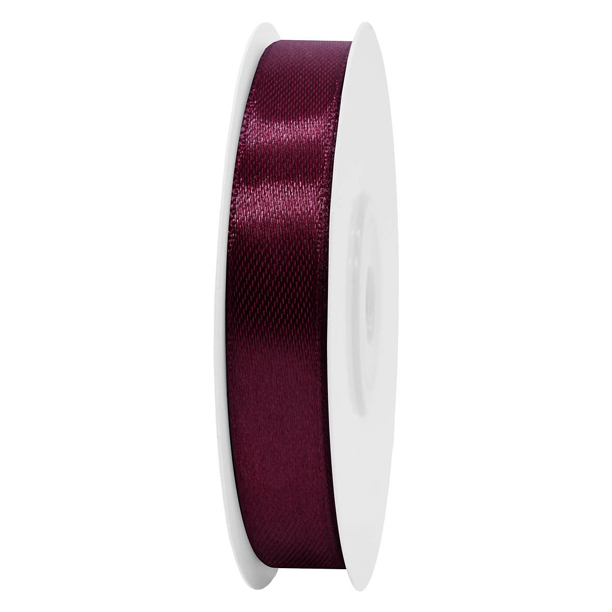 Sima szatén szalag egyszínű [13 mm x 22,86 méter] burgundi