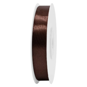 Sima szatén szalag egyszínű [13 mm x 22,86 méter] barna