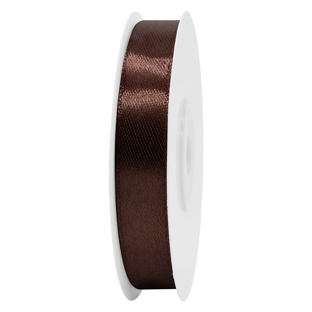 Sima szatén szalag egyszínű [13 mm x 22,86 méter] barna