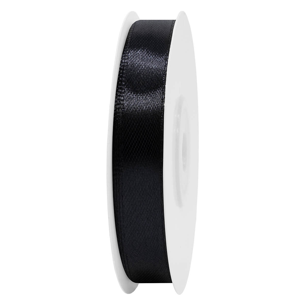 Sima szatén szalag egyszínű [13 mm x 22,86 méter] fekete