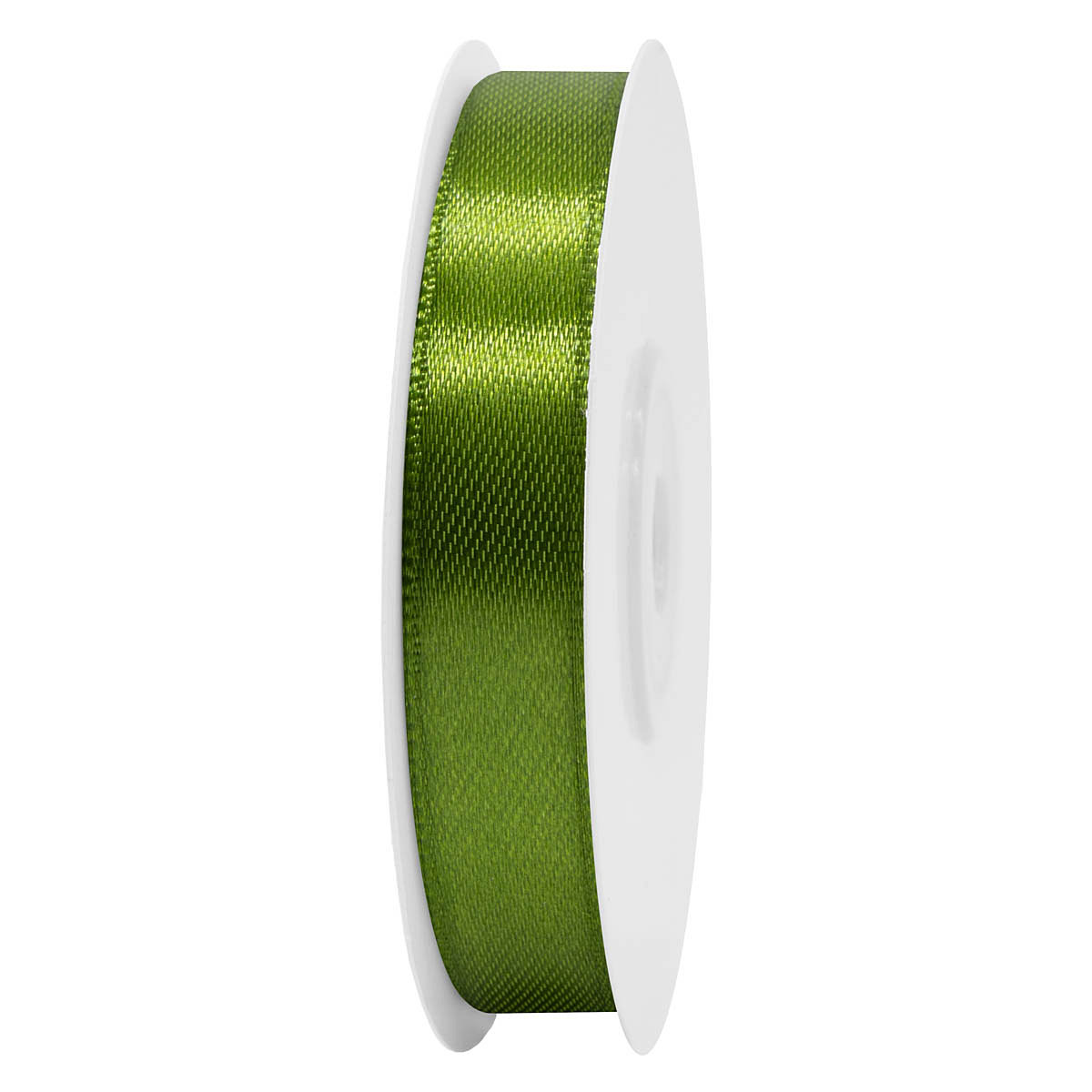 Sima szatén szalag egyszínű [13 mm x 22,86 méter] sötét mohazöld