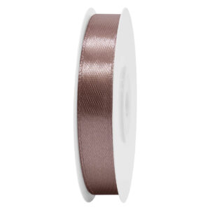 Sima szatén szalag egyszínű [13 mm x 22,86 méter] sötét bézs