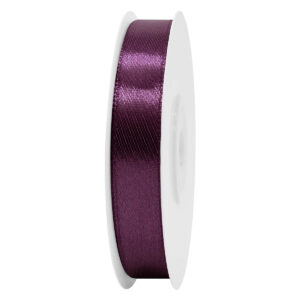 Sima szatén szalag egyszínű [13 mm x 22,86 méter] padlizsánlila