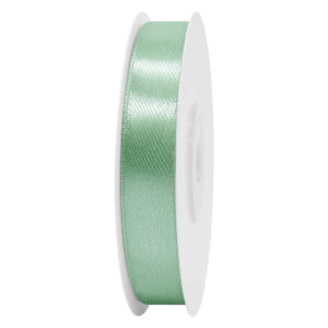 Sima szatén szalag egyszínű [13 mm x 22,86 méter] vintage zöld / zsálya zöld