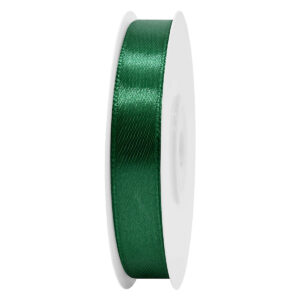Sima szatén szalag egyszínű [13 mm x 22,86 méter] sötétzöld / smaragdzöld