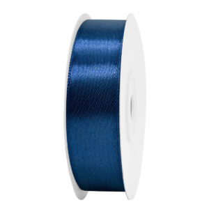 Sima szatén szalag egyszínű [20 mm x 22,86 méter] navy blue/matrózkék