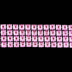 Strassz füzér [3cm x 4,57m] rózsaszín