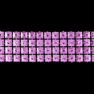 Strassz füzér [3cm x 4,57m] világoslila
