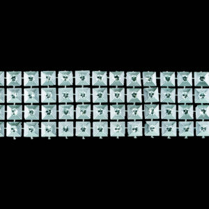 Strassz füzér [3cm x 4,57m] menta