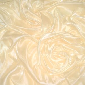 Szatén-organza anyag [47cm x 10m] krém