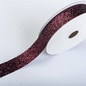 Glitter dekorációs szalag [16mm x 10m] burgundi