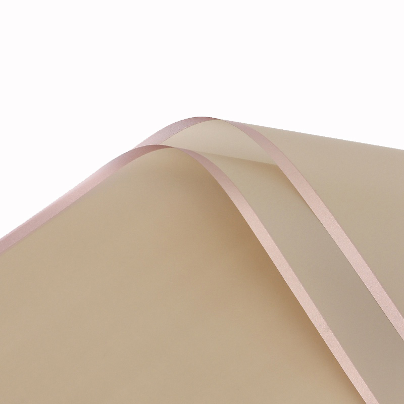 Aranycsíkos íves fólia csomagoló – 20 ív/csomag 58cm x 58cm bézs/rose gold