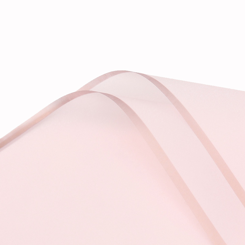 Aranycsíkos íves fólia csomagoló – 20 ív/csomag 58cm x 58cm halvány rózsaszín/rose gold