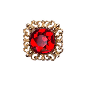Bross [21mm x 21mm] piros/arany