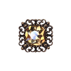 Bross [21mm x 21mm] bézs/antik arany