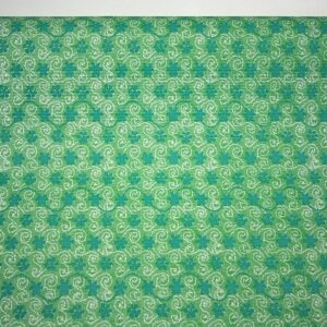 Bordázott vízálló díszcsomagoló papír mintás [50cm x 10m] zöld