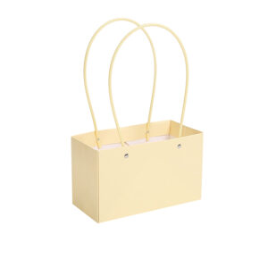 Virágtáska füles – 10 darab/csomag [22cm x 11cm x 14cm] krém