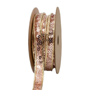 Flitter szalag [10mm x 5m] rose gold
