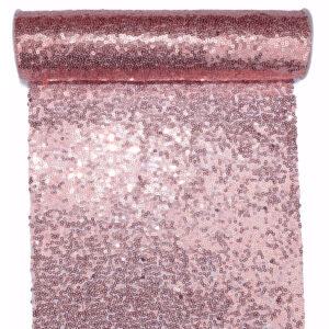 FL-25-1705 Flitter anyag [25cm x 3m] rose gold