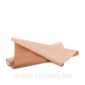 Díszcsomagoló fólia tekercs [50cm x 10m] bézs/sötét bézs/fehér