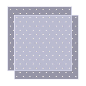 Pöttyös mintás áttetsző íves fólia csomagoló – 20 ív/csomag [57cm x 57cm] világoslila