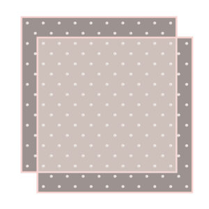 Pöttyös mintás áttetsző íves fólia csomagoló – 20 ív/csomag [57cm x 57cm] rózsaszín