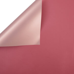 Rose gold kétoldali íves fólia csomagoló – 20 ív/csomag [58cm x 58cm] rose gold/téglavörös