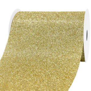 Glitter dekor szalag [100mm x 10m] arany
