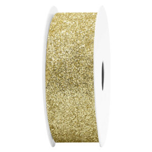 Glitter dekor szalag [25mm x 10m] arany