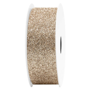 Glitter dekor szalag [25mm x 10m] pezsgőarany
