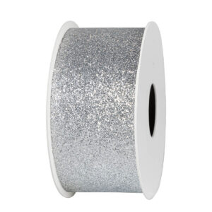 Glitter dekor szalag [38mm x 10m] ezüst