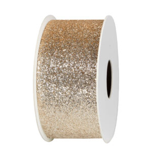 Glitter dekor szalag [38mm x 10m] pezsgőarany