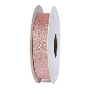 Glitter dekor szalag [16mm x 10m] púder rózsaszín