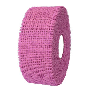 Juta szalag szegetlen [5cm x 9,1m] pink