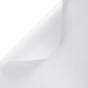 Egyszínű íves fólia csomagoló – 20 ív/csomag [58cm x 58cm] fehér