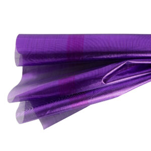 Metál organza anyag II.osztályú [47cm x 5m] lila