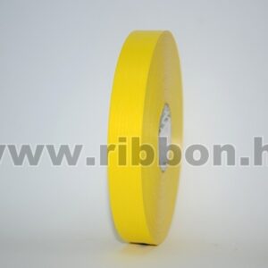 Dekorációs műanyag faeres mintázatú kötöző szalag [2cm x 100m] citromsárga