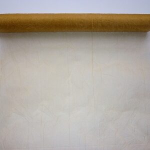 Gyűrt snow organza anyag [40cm x 10m] óarany