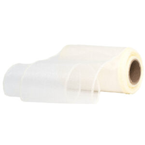 Snow organza anyag sima [11cm x 10 méter] ekrü