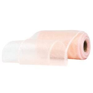 Snow organza anyag sima [11cm x 10 méter] barack