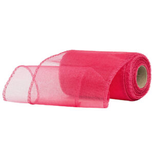 Snow organza anyag sima [11cm x 10 méter] málna/amarant