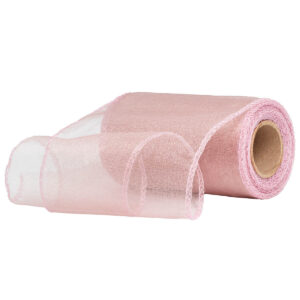 Snow organza anyag sima [11cm x 10 méter] cameo