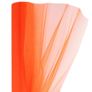 Snow organza anyag sima [23,5cm x 10 méter] narancssárga