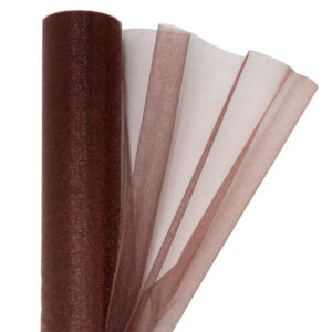 Snow organza anyag sima [23,5cm x 10 méter] barna