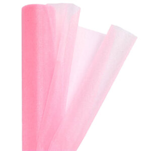 Snow organza anyag sima [23,5cm x 10 méter] rózsaszín